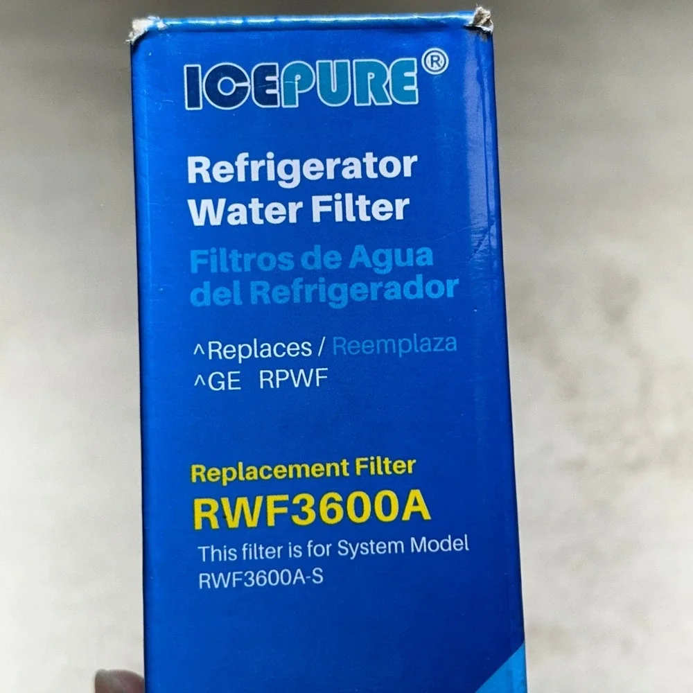 ICEPURE RWF3600A Refrigerator Water Filter 4 Pack Replaces GE RPWF NSF Certified